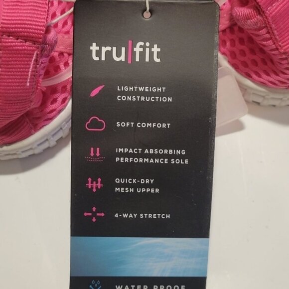 Tru Fit High Performance Ventilated Water Shoe Women's Size 8/9 Pink - Picture 4 of 6